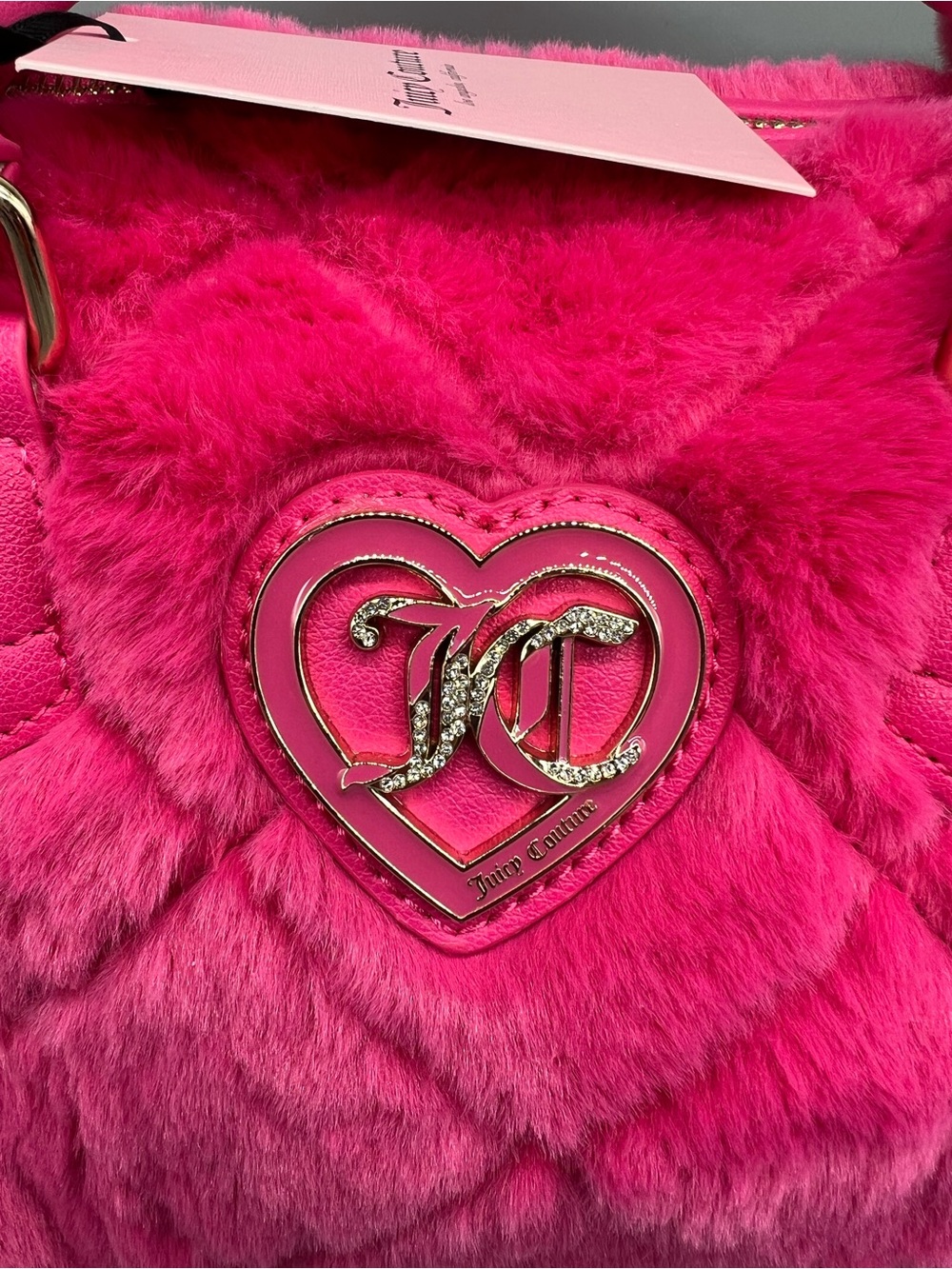 Juicy couture let’s get cozy satchel purse - Picture 7 of 12